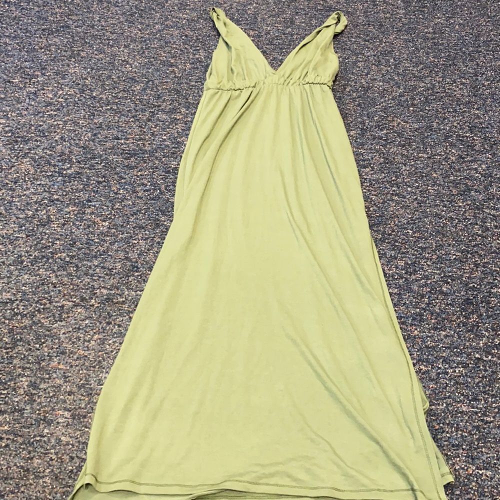Poof Long Empire waist dress sz. L